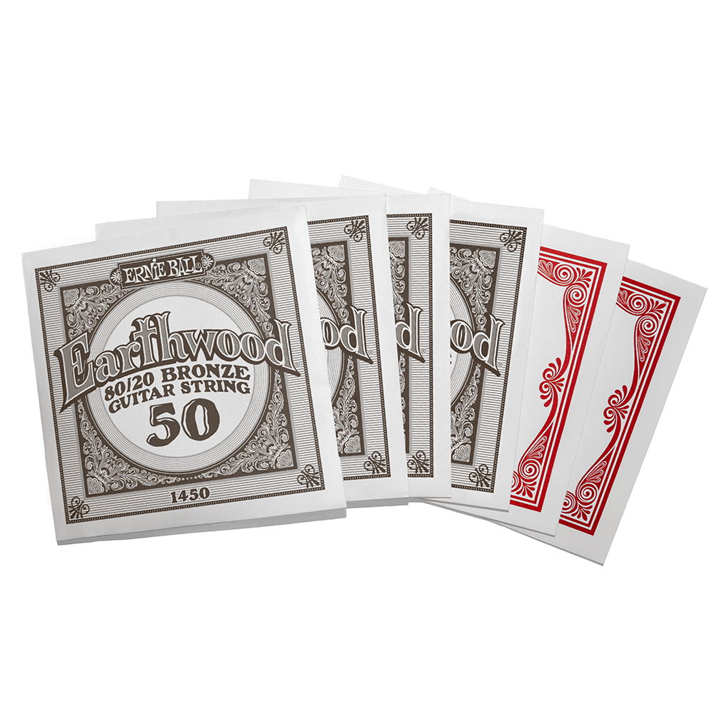 Ernie Ball Bronze Acoustic Guitar Strings - 10-50