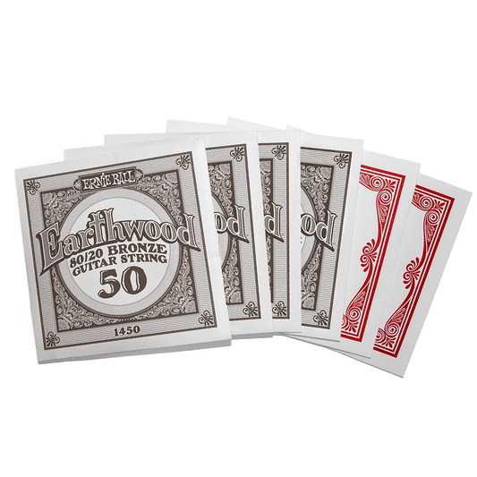 Ernie Ball Bronze Acoustic Guitar Strings - 10-50