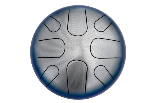 Pearl Tongue Drum #687 Blue Burst 8 Note G Major - PMTD8GMF687