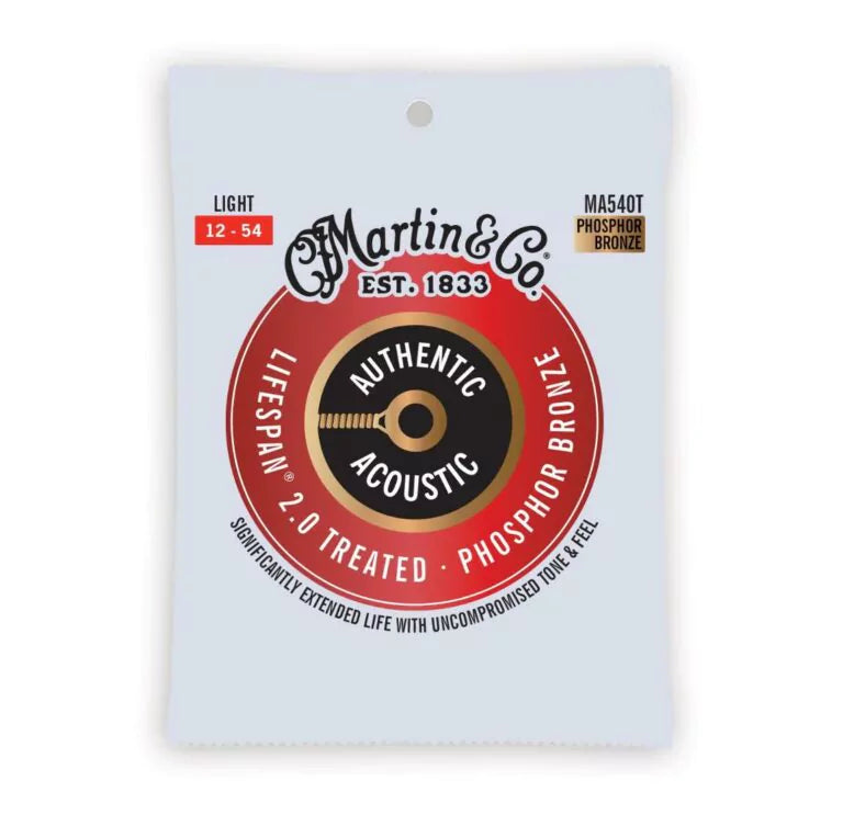 Martin & Co Acoustic Guitar Strings Phosphor Bronze 12-54 Gauge