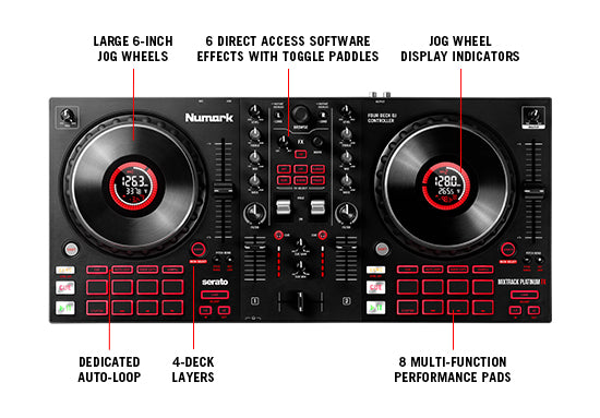 Numark Mixtrack Platinum FX DJ Controller