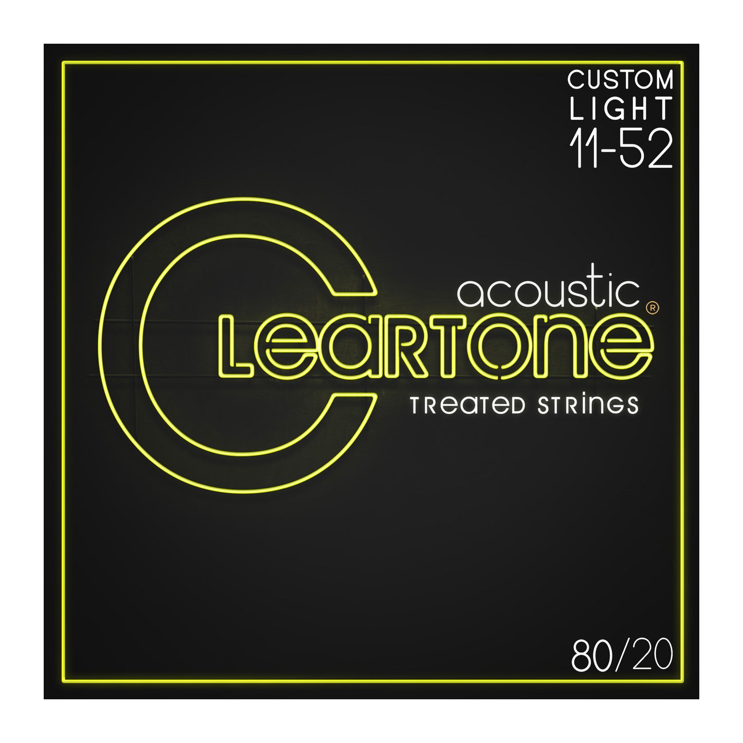 Cleartone Treated Acoustic Guitar Strings Bronze 11-52 Gauge