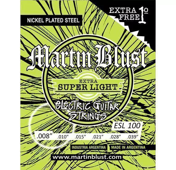 Martin Blust Electric Guitar Strings 8-39 Gauge