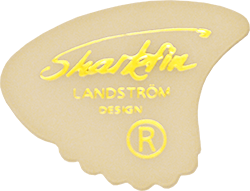 Sharkfin Plectrum - GP102 Medium White