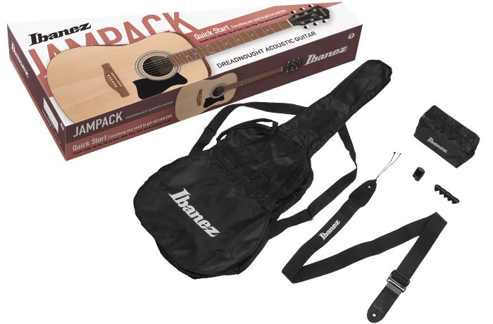 Ibanez Acoustic Guitar Jampack Kit - V50NJP-OVS