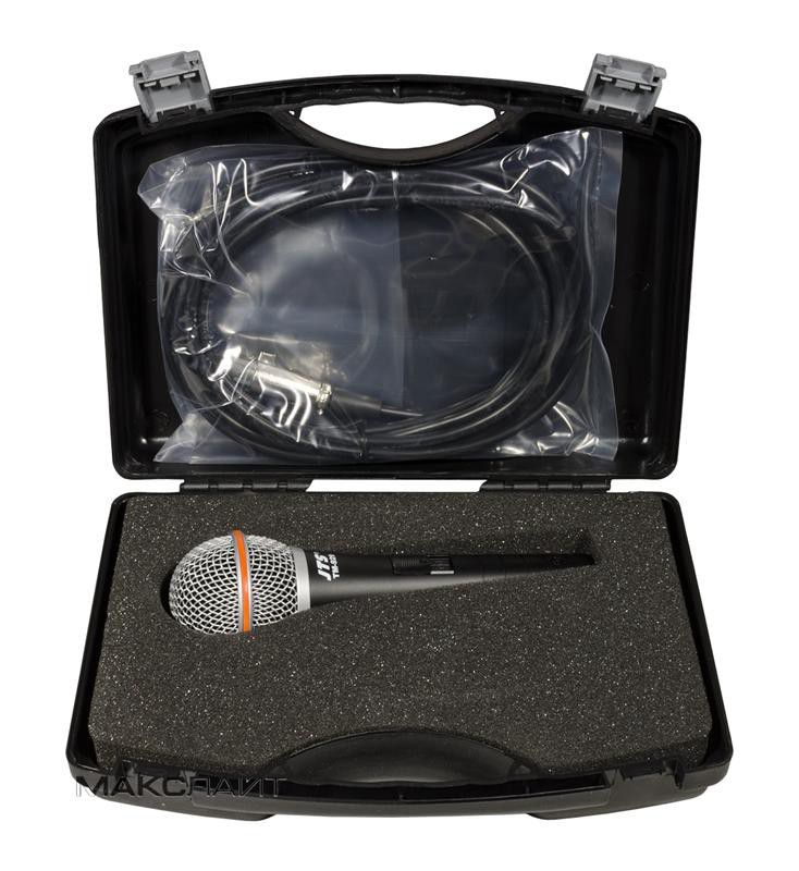JTS TM989 Dynamic Vocal Microphone + Cable and Hard Case