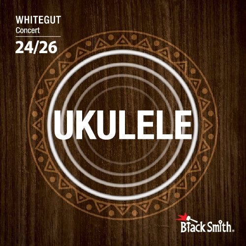 Black Smith Concert Ukulele Strings White Gut - WG-25C