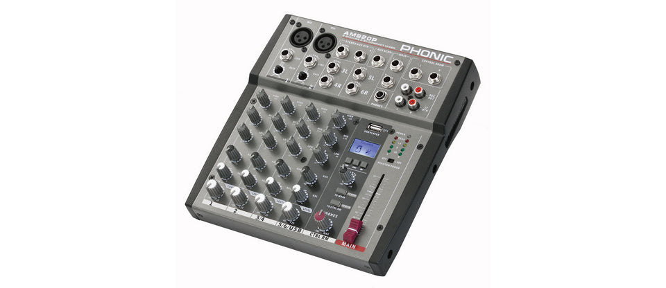 Phonic AM220P 6 Channel Mixer with USB Player – Musicians Gear Zone