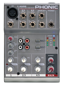 Phonic AM55 5 Channel Mixer
