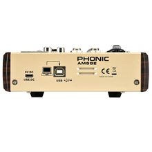 Load image into Gallery viewer, Phonic AM5GE 5 Channel Mixer with BT, TF Recording, USB Interface