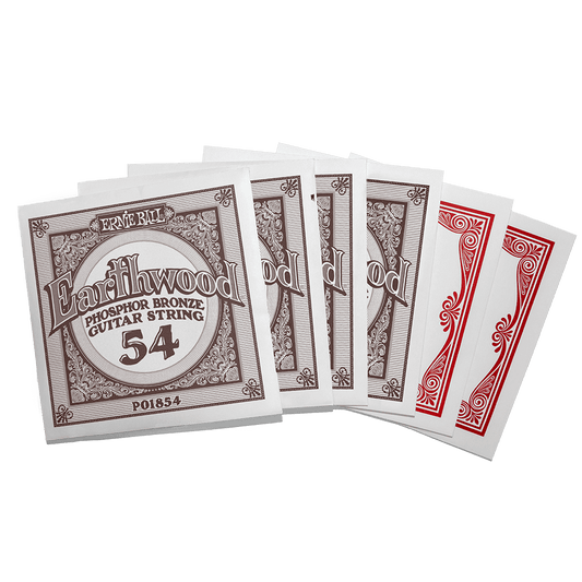 Ernie Ball Phosphor Bronze Acoustic Guitar Strings - 12-54