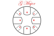Load image into Gallery viewer, Pearl Tongue Drum #687 Blue Burst 8 Note G Major - PMTD8GMF687