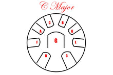 Load image into Gallery viewer, Pearl Tongue Drum #691 Crimson Burst 9 Note C Major - PMTD9CPTF691