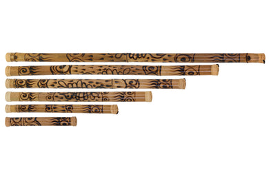Pearl Bamboo Rainstick with burned finish #694 Rhythm Water.