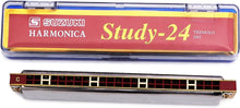 Load image into Gallery viewer, Suzuki Study-24 Harmonica