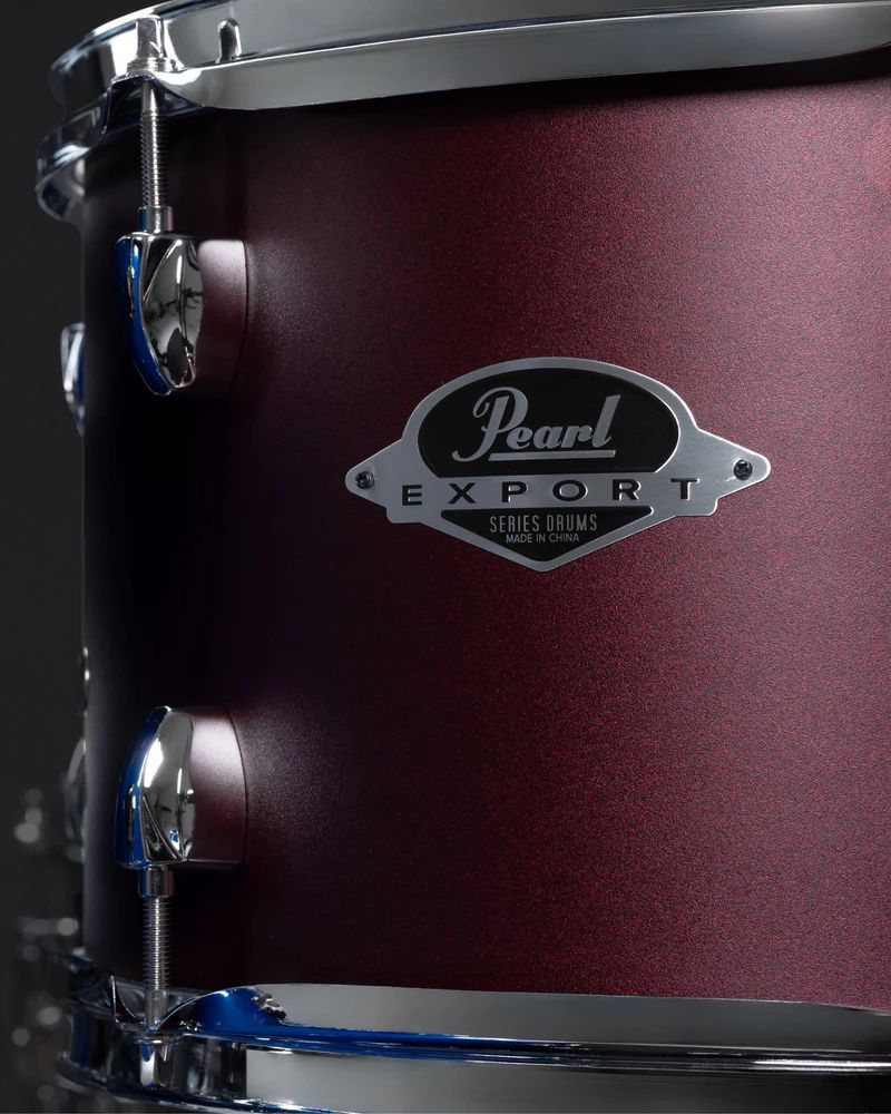 Pearl Export EXX725PN/C Drum Set Shell Pack #864 Satin Scarlet