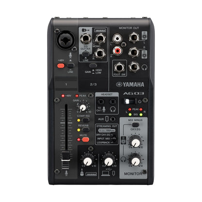 Yamaha AGO3MK2 Live Streaming Loopback Audio USB Mixer
