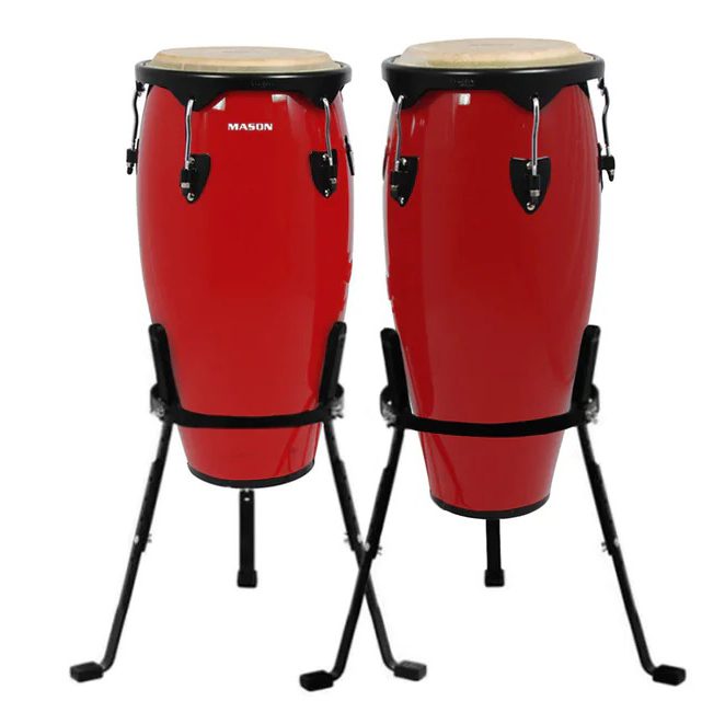 Mason  10″ + 11″ Fiberglass Conga Set - AL-124 FW-RD