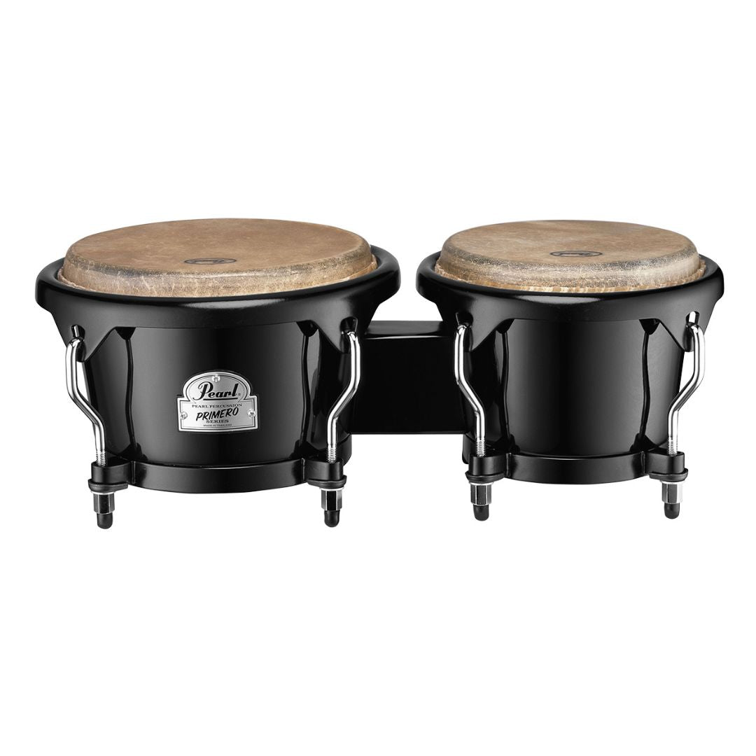 PEARL PFB-100-631 BONGOS PRIMERO SERIES FIBER 6" + 7" EBONY