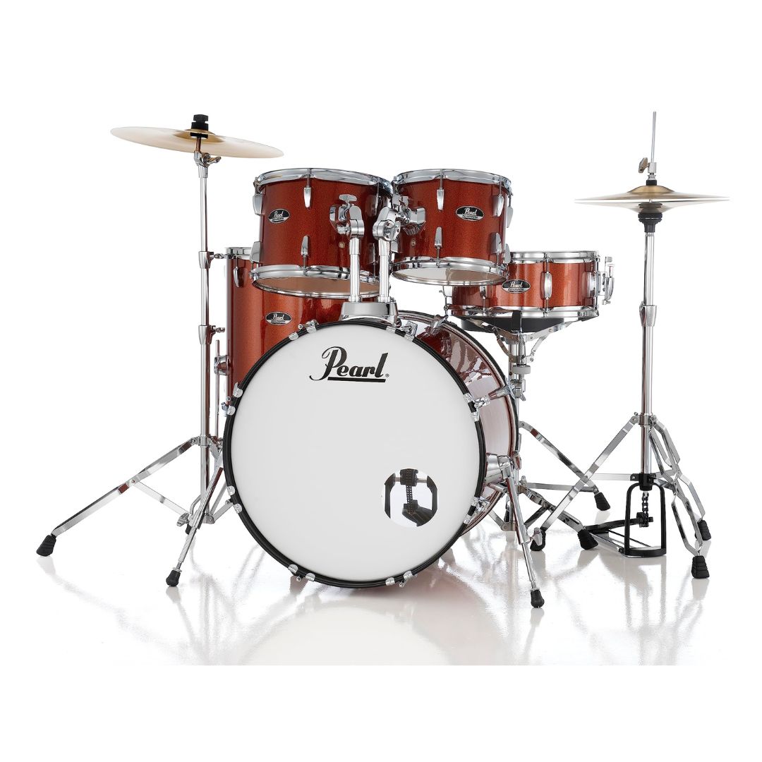 Pearl Roadshow Drum Set Complete 2024 Spec - #749 Burnt Orange Sparkle