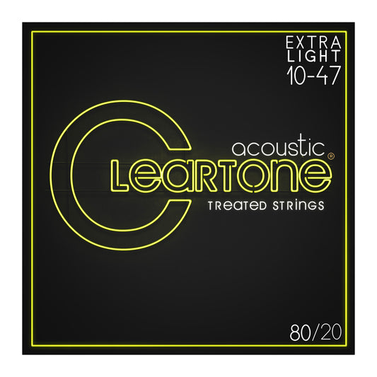 Cleartone Treated Acoustic Guitar Strings Bronze 10-47 Gauge