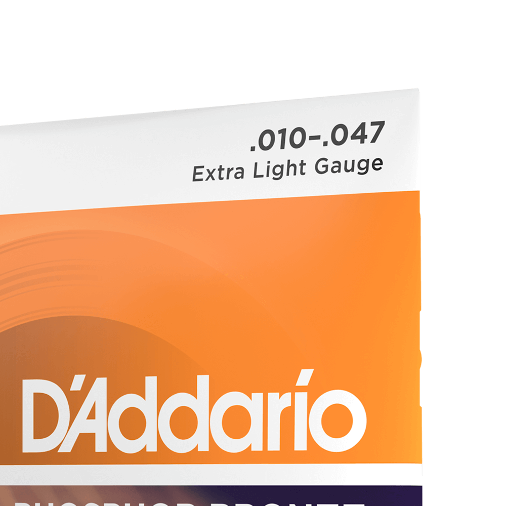 D'Addario Phosphor Bronze Acoustic Guitar Strings - 10-47