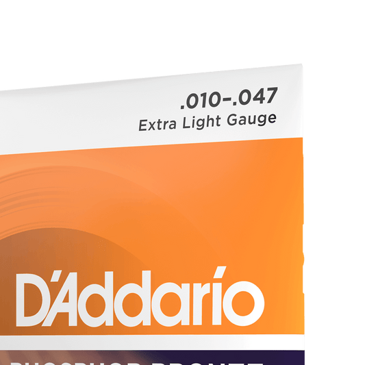 D'Addario Phosphor Bronze Acoustic Guitar Strings - 10-47