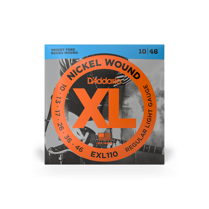 D'Addario Electric Guitar Strings 10-46 Gauge