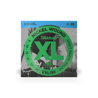 D'Addario Electric Guitar Strings 8-38 Gauge