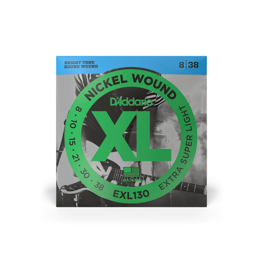 D'Addario Electric Guitar Strings 8-38 Gauge