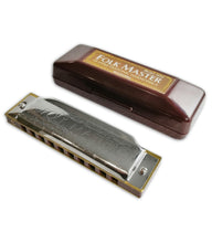 Load image into Gallery viewer, Suzuki Folkmaster 10-hole Diatonic Harmonica