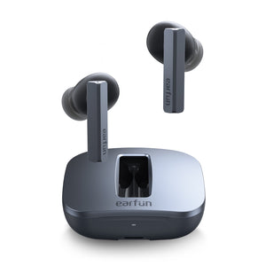 EarFun Air Pro SV Wireless Earbuds, QuietSmart™ 2.0 𝗔𝗰𝘁𝗶𝘃𝗲 𝗡𝗼𝗶𝘀𝗲  𝗖𝗮𝗻𝗰𝗲𝗹𝗹𝗶𝗻𝗴 𝗘𝗮𝗿𝗯𝘂𝗱𝘀 with 6 Mics, Bluetooth 5.2 Earbuds,  Wireless Charging, Low