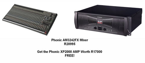 Phonic AM3242FX 32 Input 4 Bus Studio/Live Mixer