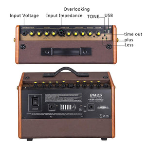 Veintica BM25 Rechargeable Acoustic Guitar Amplifier