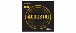 Black Smith BR1152 80/20 Bronze Acoustic Guitar Strings Set - Custom Light