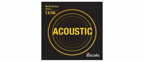 Black Smith BR1356 80/20 Bronze Acoustic Guitar Strings Set - Medium