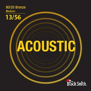 Black Smith BR1356 80/20 Bronze Acoustic Guitar Strings Set - Medium