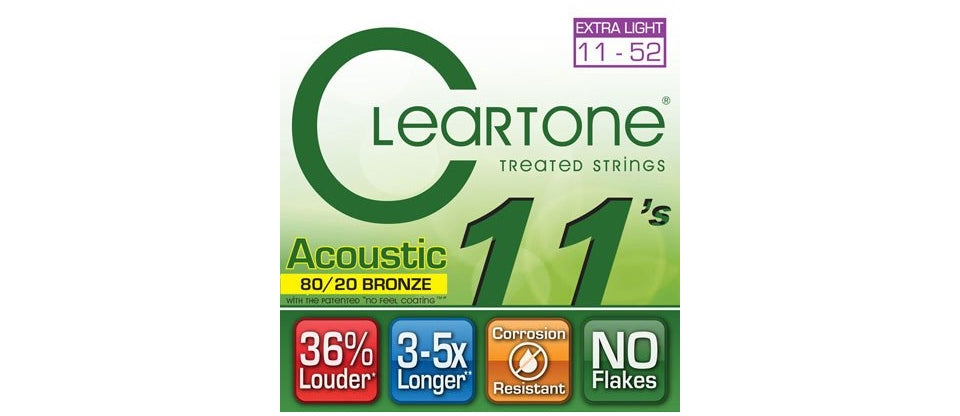 Cleartone acoustic sales guitar strings