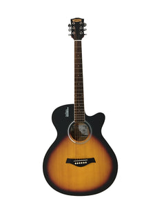 Giuliani GAG40SSLEQ Solid Top Acoustic Electric Guitar with Bag
