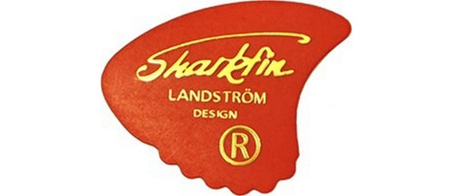 Sharkfin GP101 Thin Red Plectrum Pack of 10