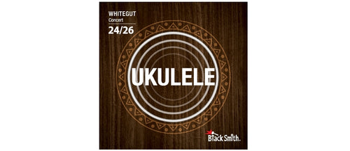 Black Smith Concert Ukulele Strings White Gut - WG-25C