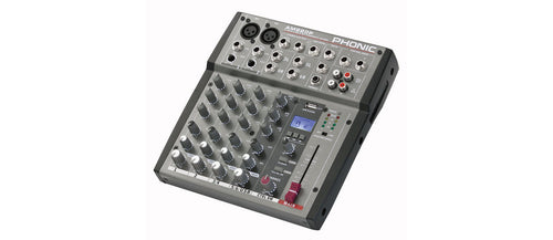 Phonic AM220P 6 Channel Mixer with USB Player