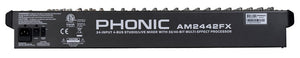 Phonic AM2442FX 24 Input Mixer + Get MAX2500 Amplifier FREE!