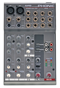 Phonic AM85 6 Channel Mixer + FREE Digitrack Soundcard