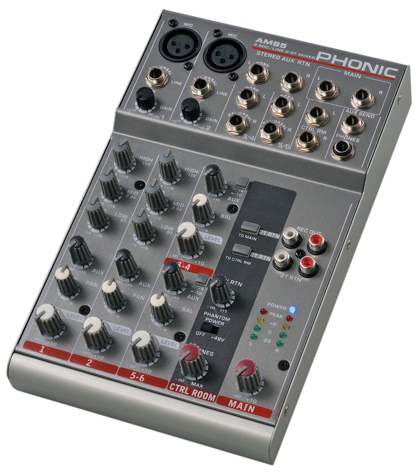 Phonic AM85 6 Channel Mixer + FREE Digitrack Soundcard