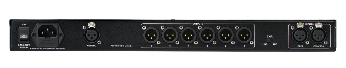 Phonic I2600 2 IN, 6 OUT Speaker Management System