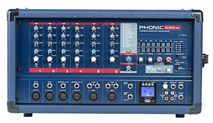 Phonic Powerpod 630RW Powered Mixer w/USB Rec