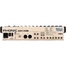 Load image into Gallery viewer, Phonic AM14GE 14 Channel Mixer with BT, TF Recording, USB Interface