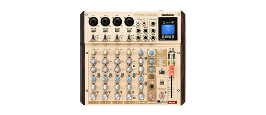 Phonic AM8GE 8 Channel Mixer with BT, TF Recording, USB Interface