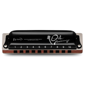 Suzuki 10-Hole Diatonic Manji Harmonica 10th Anniversary Model M-20X